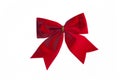 Red decorative bow