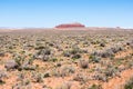 Red desert landscape along scenic highway 24 in Utah Royalty Free Stock Photo