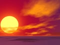 Red Desert Sunrise