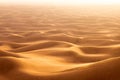 The red deset outside Dubai, with a dune in the foreground and a dunescape extending to the horizon in the background Royalty Free Stock Photo