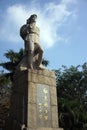 Red detachment statue