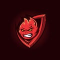 Red Devil Esport logo design