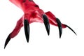 Red devilÂ´s hand 2 Royalty Free Stock Photo
