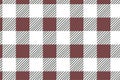 Red diagonal Gingham pattern. Texture from rhombus/squares for - plaid, tablecloths, clothes, shirts, dresses, paper, bedding, Royalty Free Stock Photo