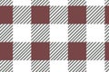 Red diagonal Gingham pattern. Texture from rhombus/squares for - plaid, tablecloths, clothes, shirts, dresses, paper, bedding, Royalty Free Stock Photo