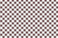 Red diagonal Gingham pattern. Texture from rhombus/squares for - plaid, tablecloths, clothes, shirts, dresses, paper, bedding, Royalty Free Stock Photo