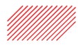 Red Diagonal Stripes Pattern Dynamic Geometric Abstract Background, vector design Generative AI Royalty Free Stock Photo