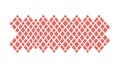 Red Diamond Grid Mesh Pattern Texture Graphic, vector design Generative AI Royalty Free Stock Photo