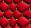 Red Diamond Pattern Texture Glitter Upholstery Background Royalty Free Stock Photo