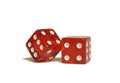 Red Dice Royalty Free Stock Photo