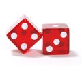 Red Dice Royalty Free Stock Photo