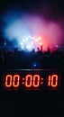 Countdown at Concert Royalty Free Stock Photo