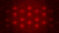 Red digital tech elements pattern Royalty Free Stock Photo