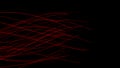 red digital tunnel flowing particles wave moving background Royalty Free Stock Photo