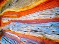 Red Dirt Log House Siding Royalty Free Stock Photo