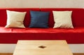 Red divan
