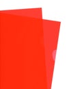 Red document folders Royalty Free Stock Photo