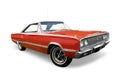 Red Dodge Coronet automobile Royalty Free Stock Photo