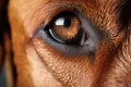 Dog\'s eye close-up Royalty Free Stock Photo