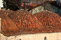 Red dome roofs in Kaleici, old town in Antalya, Turkey Royalty Free Stock Photo