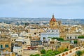 The parish church in Victoria, Gozo, Malta Royalty Free Stock Photo