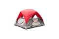 Red dome tent Royalty Free Stock Photo