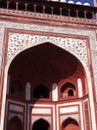 Red door of Taj mahal