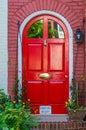 Red door Royalty Free Stock Photo