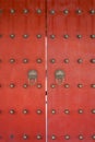 Red doors Wen Miao confucius temple shanghai china Royalty Free Stock Photo
