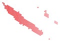 Red Dot New Caledonia Islands Map