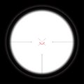 Shooter scope lens for First-person shooter video game, Vector illustration Royalty Free Stock Photo