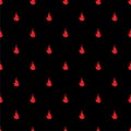 Red Fire pattern background.