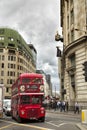 Red double-deck bus in London Royalty Free Stock Photo