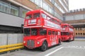 Red double decker bus England London