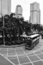 Double-decker bus in Hong Kong China Royalty Free Stock Photo