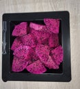 Red dragon fruit hight vit c Royalty Free Stock Photo