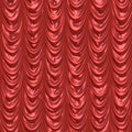 Red drapes Royalty Free Stock Photo