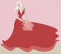 Red dress Royalty Free Stock Photo