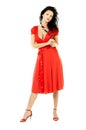 Red dress Royalty Free Stock Photo