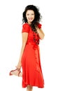 Red dress Royalty Free Stock Photo