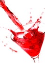 Red drink Royalty Free Stock Photo