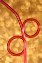 Red Drinking Straw Royalty Free Stock Photo