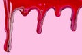 Red dripping paint Royalty Free Stock Photo