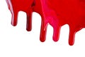 Red dripping paint Royalty Free Stock Photo