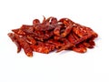 Red dry Chili pepper,isolated Royalty Free Stock Photo