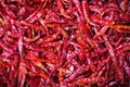 Red dry chilli texture background Royalty Free Stock Photo