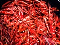 Red dry chilli texture background Royalty Free Stock Photo