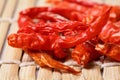 Red dry chillies Royalty Free Stock Photo