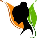 Natural face logo