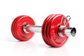 Red dumbbell